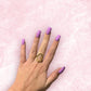 Bague oval